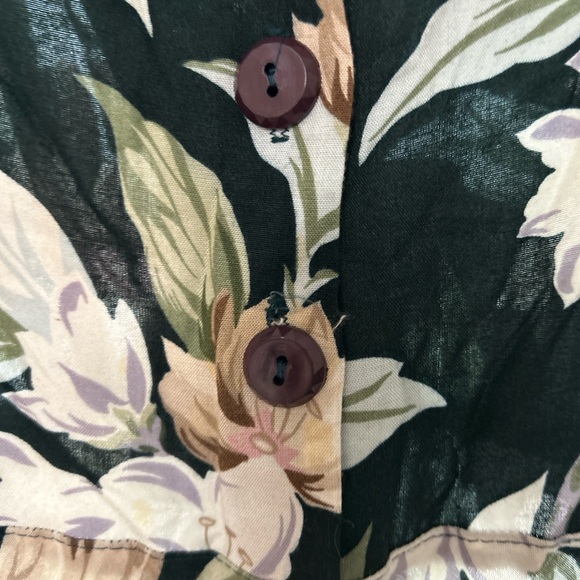 Vintage All That Jazzy S: 3/4 Floral Dress - Picture 3 of 9